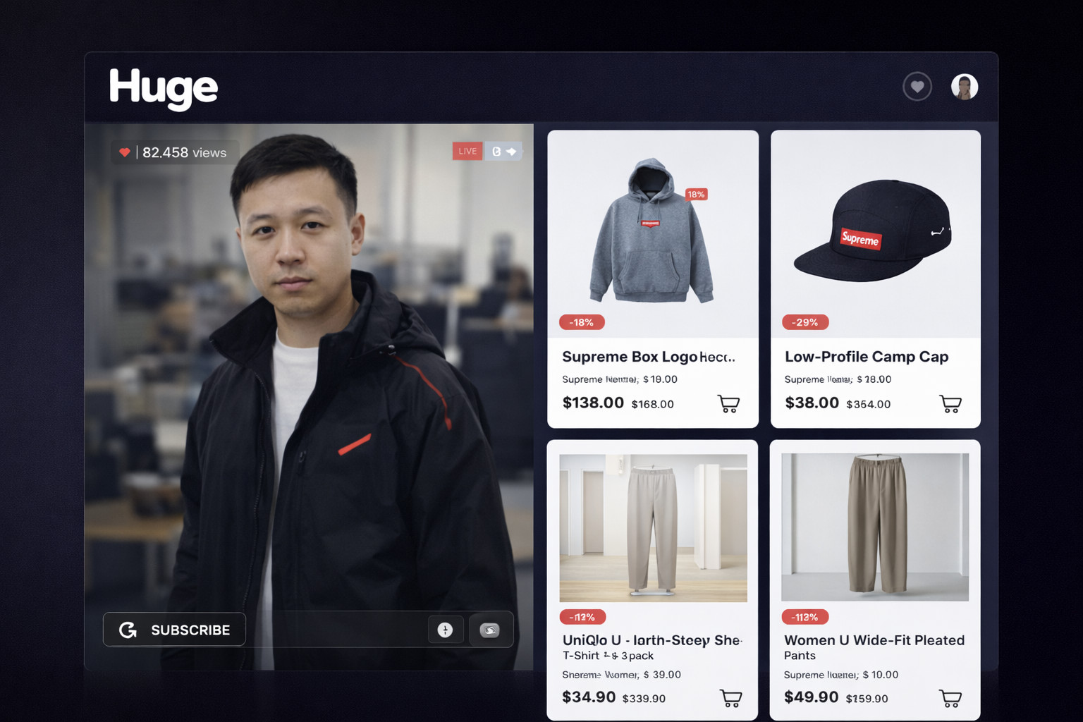 Live Shopping Platform